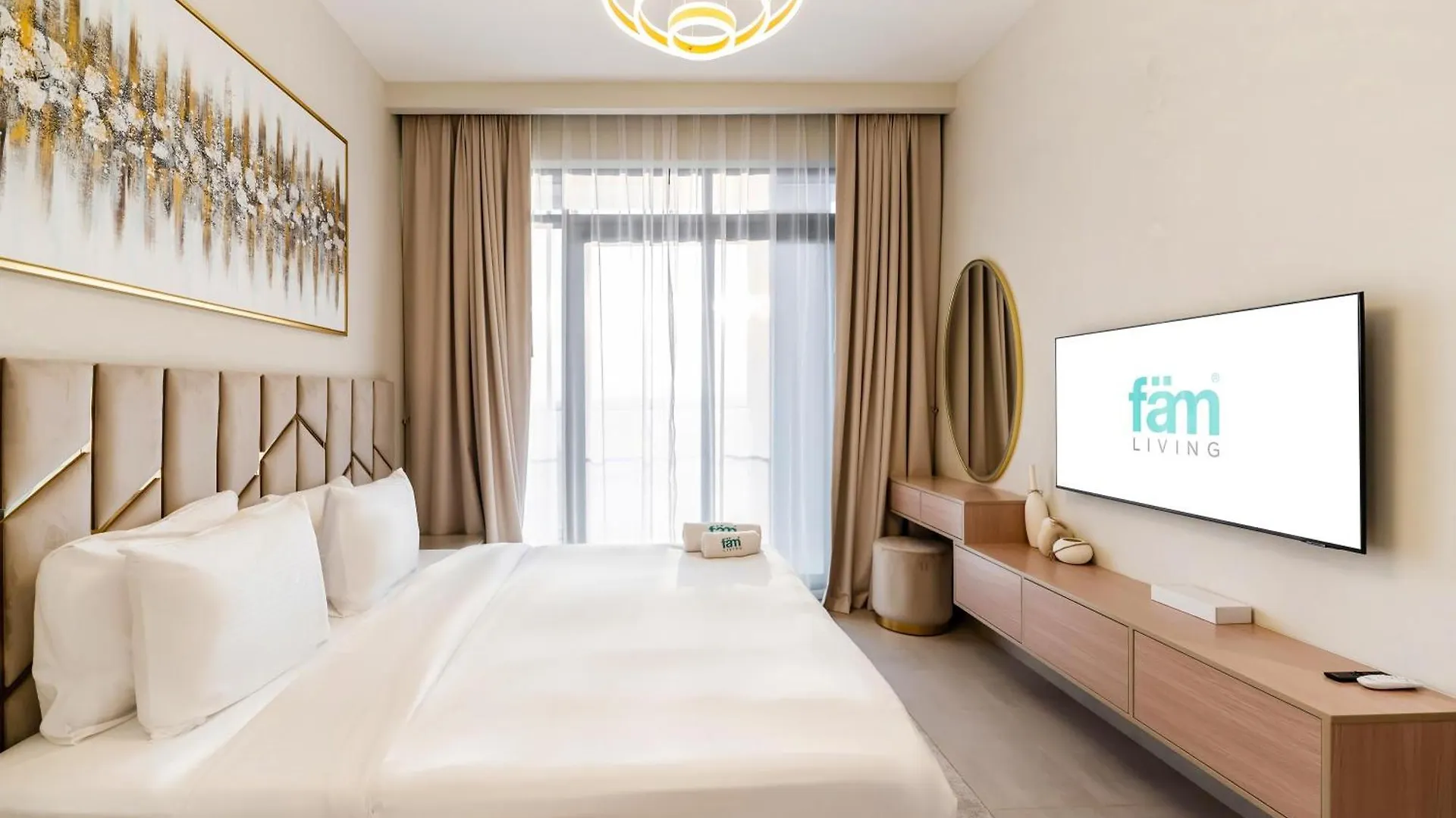 Fam Living - Elegant Stay In Azizi Greenfield Dubai Apartment